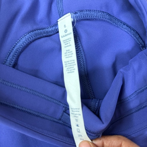 Lululemon Women’s Size 6 Speed Up  Leggings Purple Athletic - Picture 9 of 11